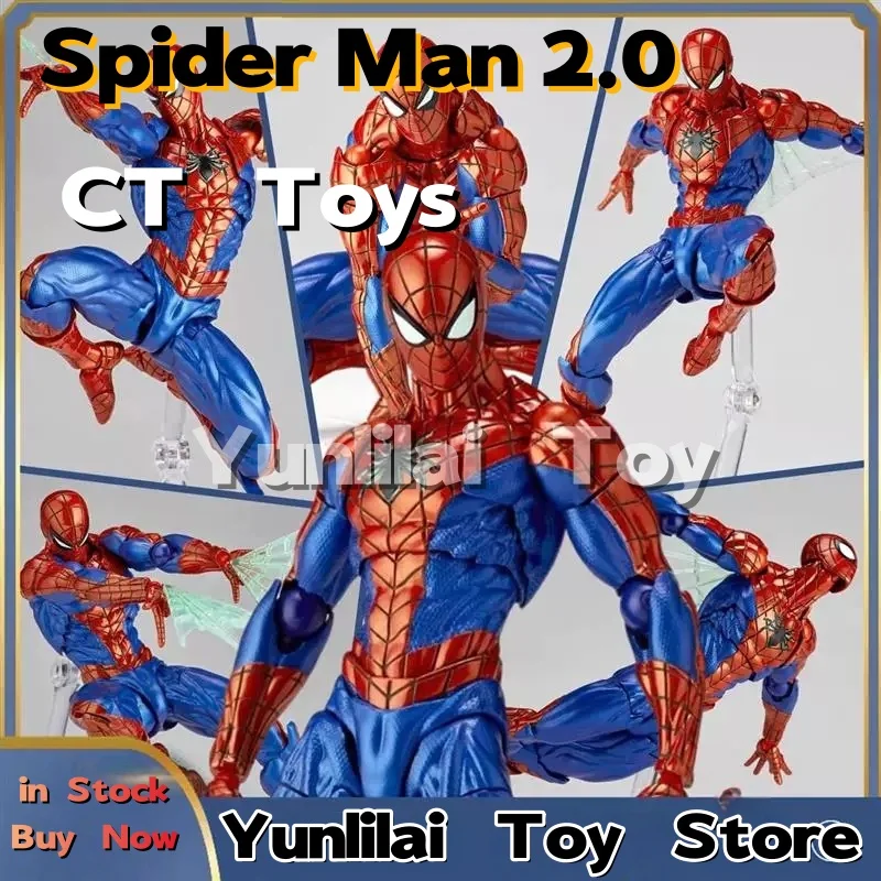 

CT Toys Genuine Spider Man 2.0 Yamaguchi Style KO Ben Reilly Comic Edition Anime Action Figure Toy Adult Collection Display Gift