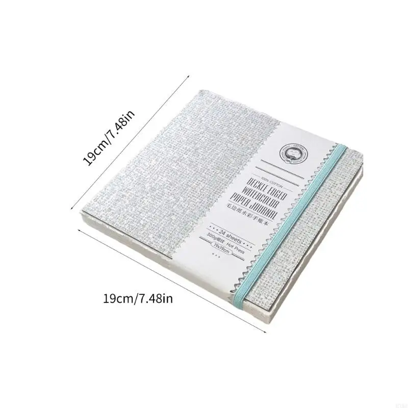 2025 New Artist Watercolor Paper Pad 24 Sheets Watercolor for Travel Sketching