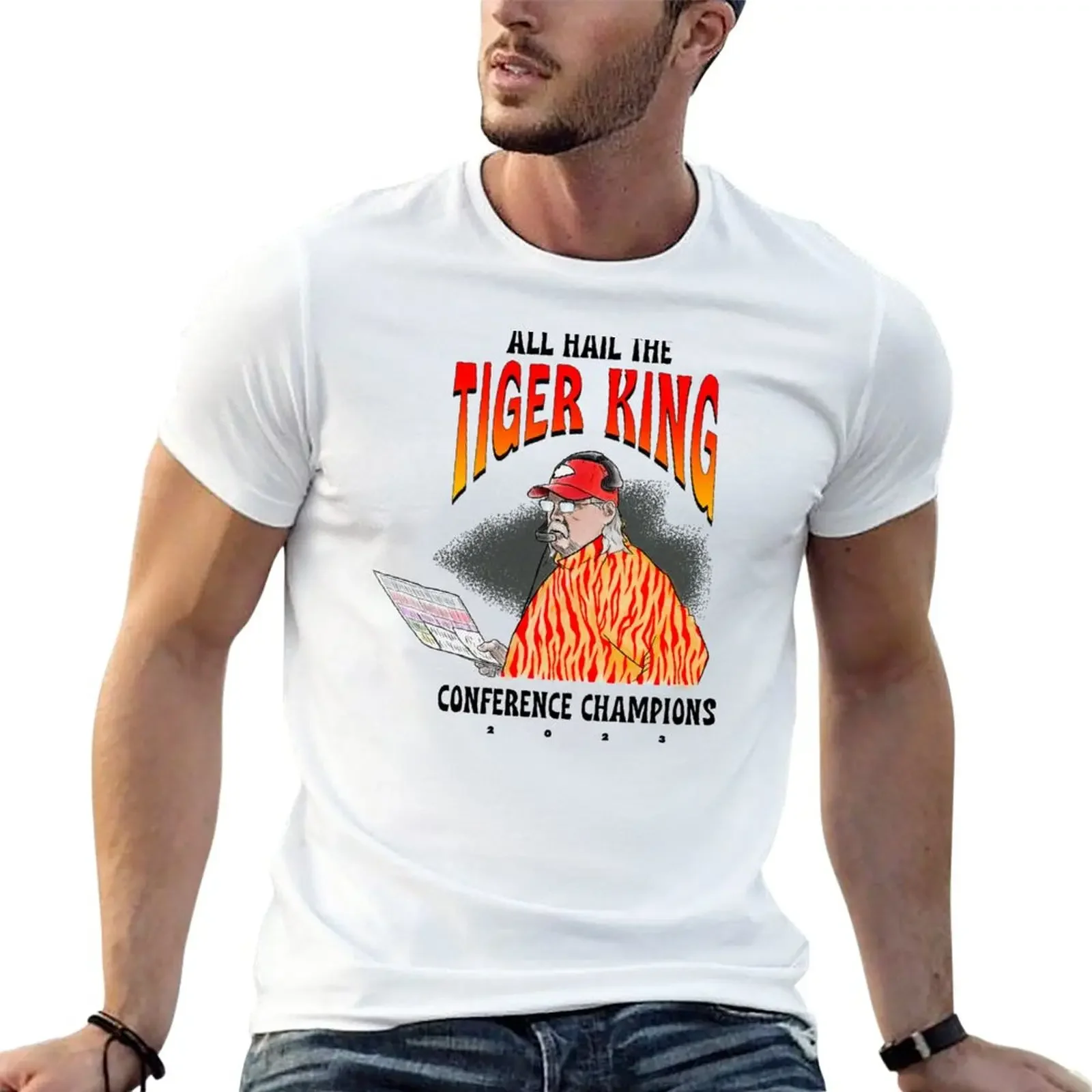 The Tiger King AFC Champions T-Shirt korean fashion for a boy clothes for men