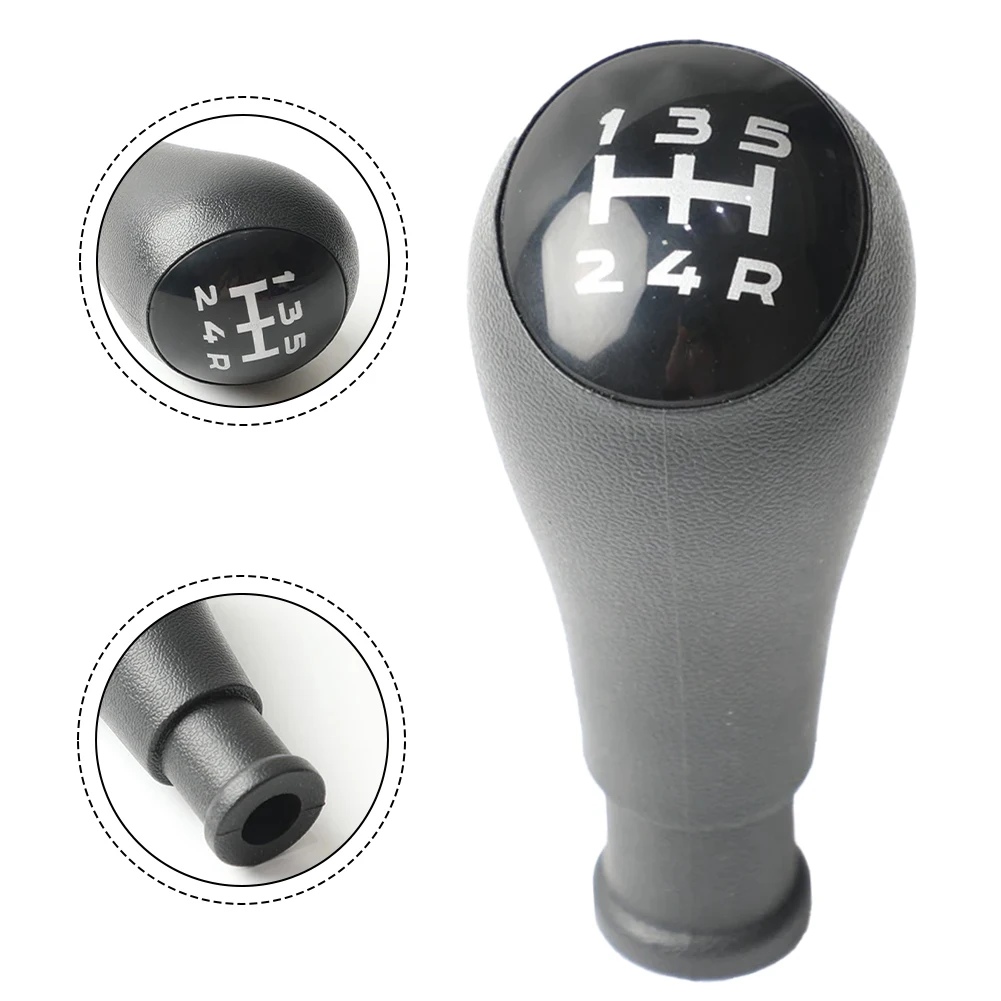 

15*5*5cm Gear Shift Knob Simple Install Gear Shift Knob Easy Installation Gear Knob Black ABS Material Comfortable Grip