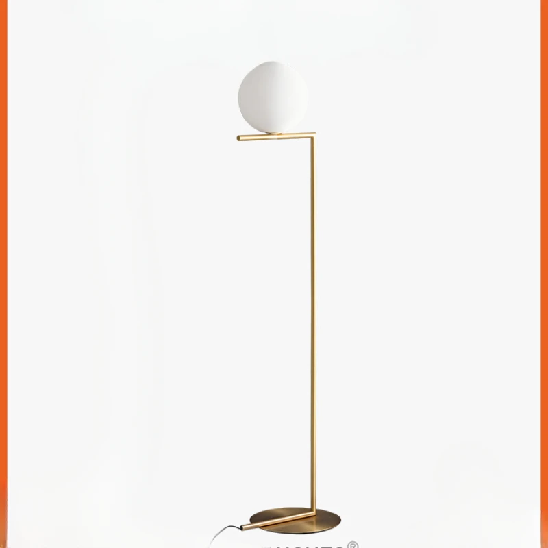 

Classic all copper floor lamp, modern minimalist designer, art living room, study, bedroom lamp