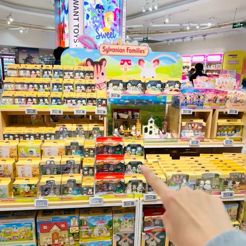 Ternurines Sylvanian Keluarga Tokoh Anime Set Keluarga Mainan Boneka Boneka Bayi Koleksi Ornamen Ruangan Dekorasi Gambar Hadiah Anak