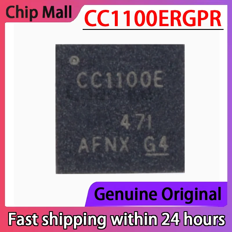 1PCS New Original CC1100ERGPR QFN-20 Silk Screen CC110E RF Transceiver Chip