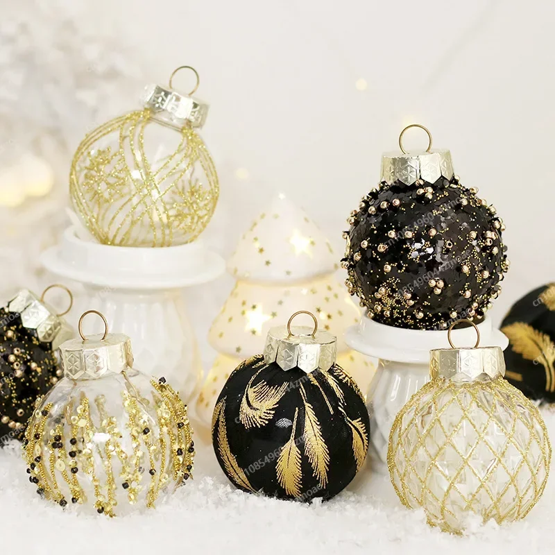 Christmas Decorations christmas Ball Transparent Ball Hollow Ball CHristmas Tree Pendant Pendant Scene Arrangement Photo Props