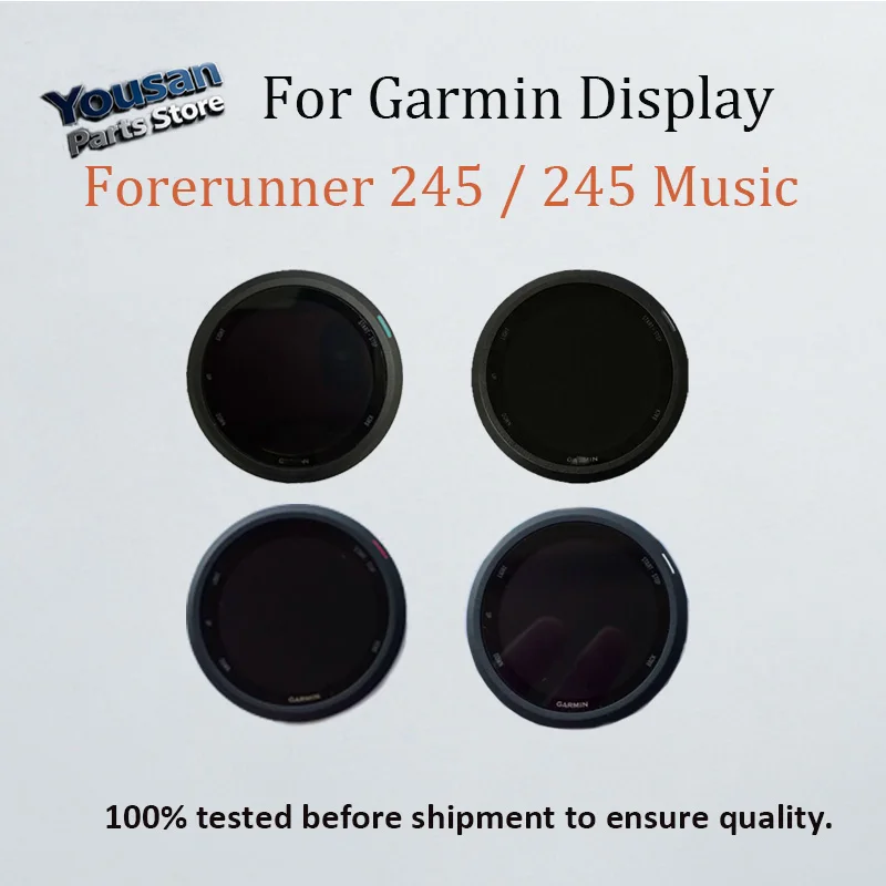 Original LCD Display Screen For Garmin Forerunner 245 Original Touch Screen Digitizer For 245 Music Replacement Repair Parts