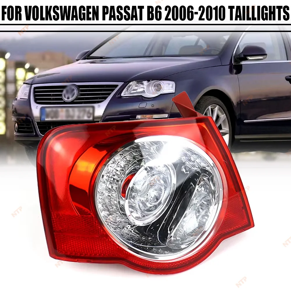 NEW Tail Light Left+Right For Volkswagen Passat  2006-2010 Rear Taillight Warning Light Reversing Light Lighting Car Accessories