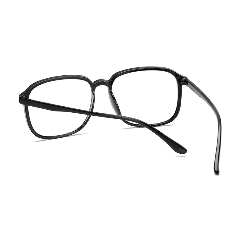 SHONEMES Oversized Myopia Glasses Square Shortsighted Eyewear Big Frame Men Women Myopic Eyeglasses Diopters -0.5 1 2 3 4 5 6