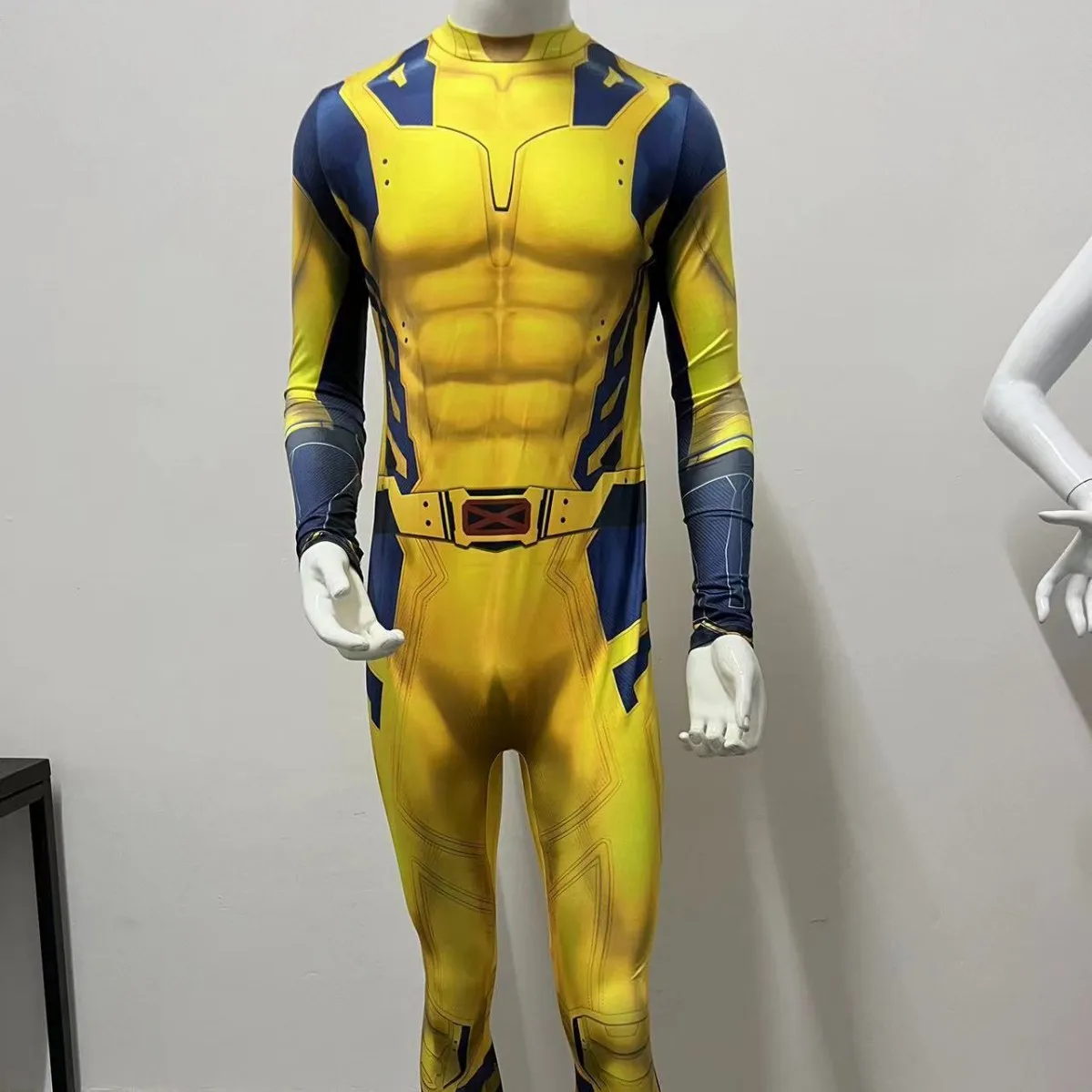 Smile Hero Cosplay Costume pour hommes et femmes, combinaison Deadpool, Wolverine, Noël, fête d'Halloween, batterie, nouveau