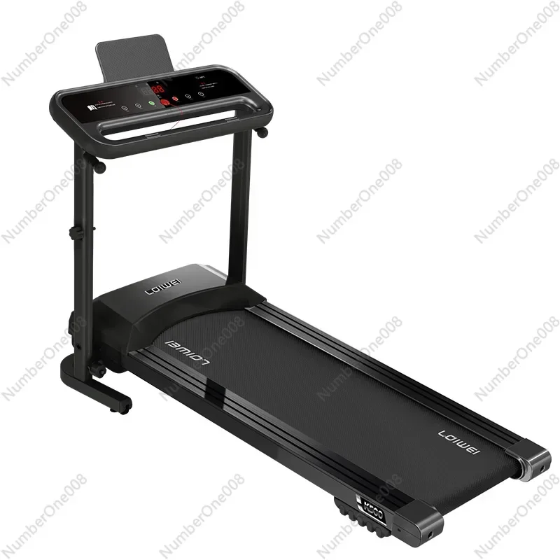 Folding Magnetic Treadmill, LED Display Treadmill with Safety Harness, Smart Treadmill, Home Gym