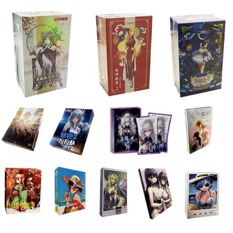 

Goddess Story Collection Card Girls Party Booster Box Senpai Goddess Card Anime Rare Bikini Board Birthday Gift Game Kids Toys