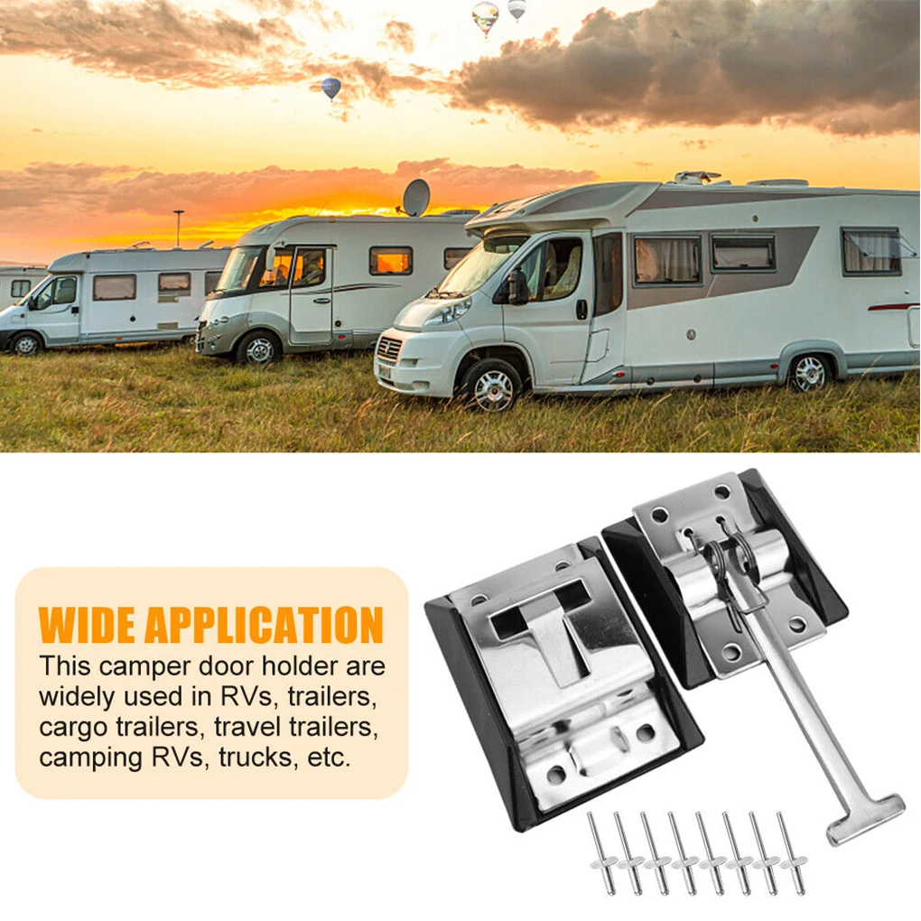 2/3 Stainless Steel Durable RV Door Holder Latch   Wide Range Of Selections For Easy Installation