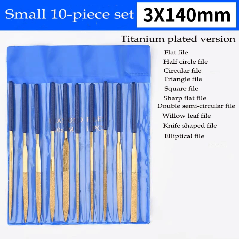 Diamond Needle File Set Mini Needle File Kit For Stone Glass Metal Carving Craft Hand Tools Needle File Set