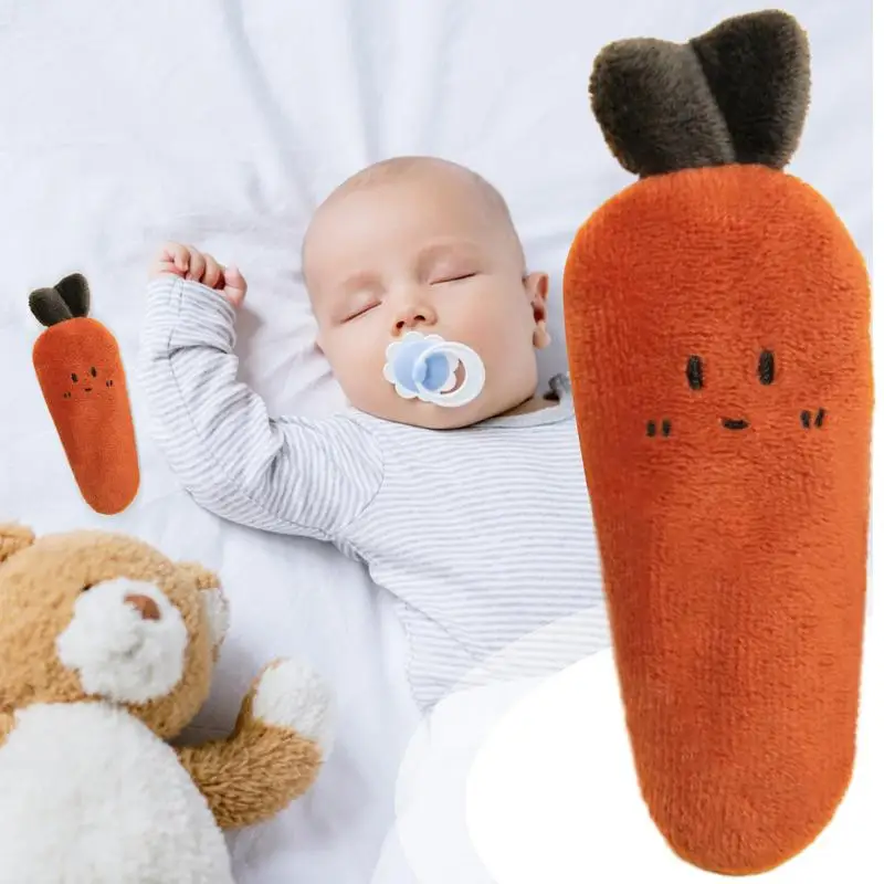 Baby Soothing ของเล่นสําหรับ Sleep Anti-Startle ของเล่น Chewable ตุ๊กตาผลไม้รูปร่างหมอนสําหรับเปลอาบน้ําทุกวันเนอสเซอรี่บ้าน