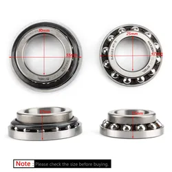 Topteng Motorcycle Universal Steering Stem Bearing Seal Kit for Yamaha FZ07 FZ-07 FZ09 MT 03 07 XVS 650 Motor Accessories