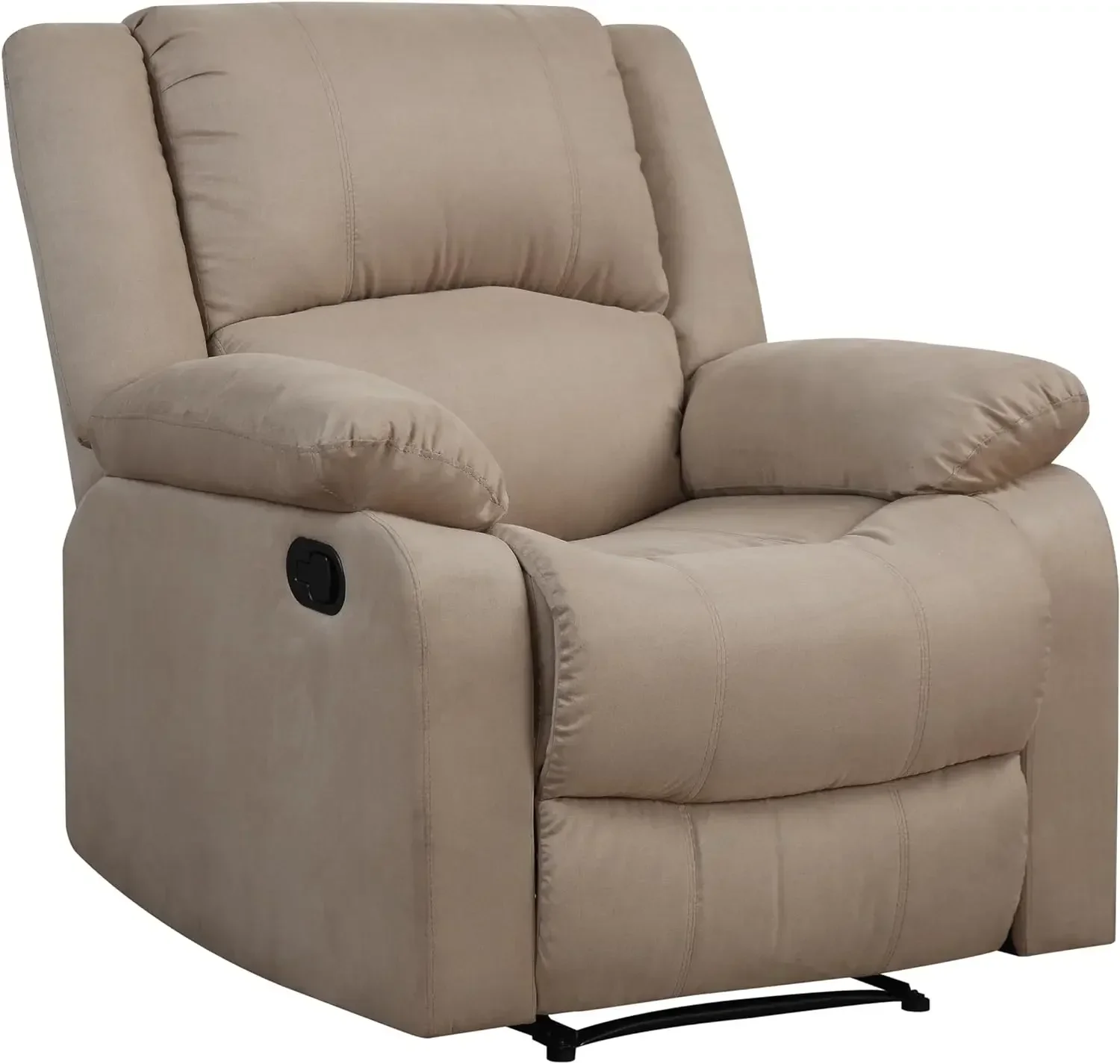 Relax A Lounger Warren Manual Recliner Microfiber Beige