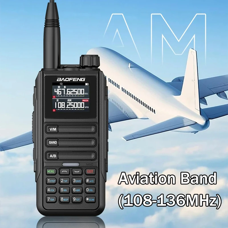 BAOFENG UV-16M Walkie Talkie Wirless Copy Frequency Mulit Band AM/FM Waterproof 999CH Radio bidirezionale Type-C UV16 Max nuovo aggiornamento