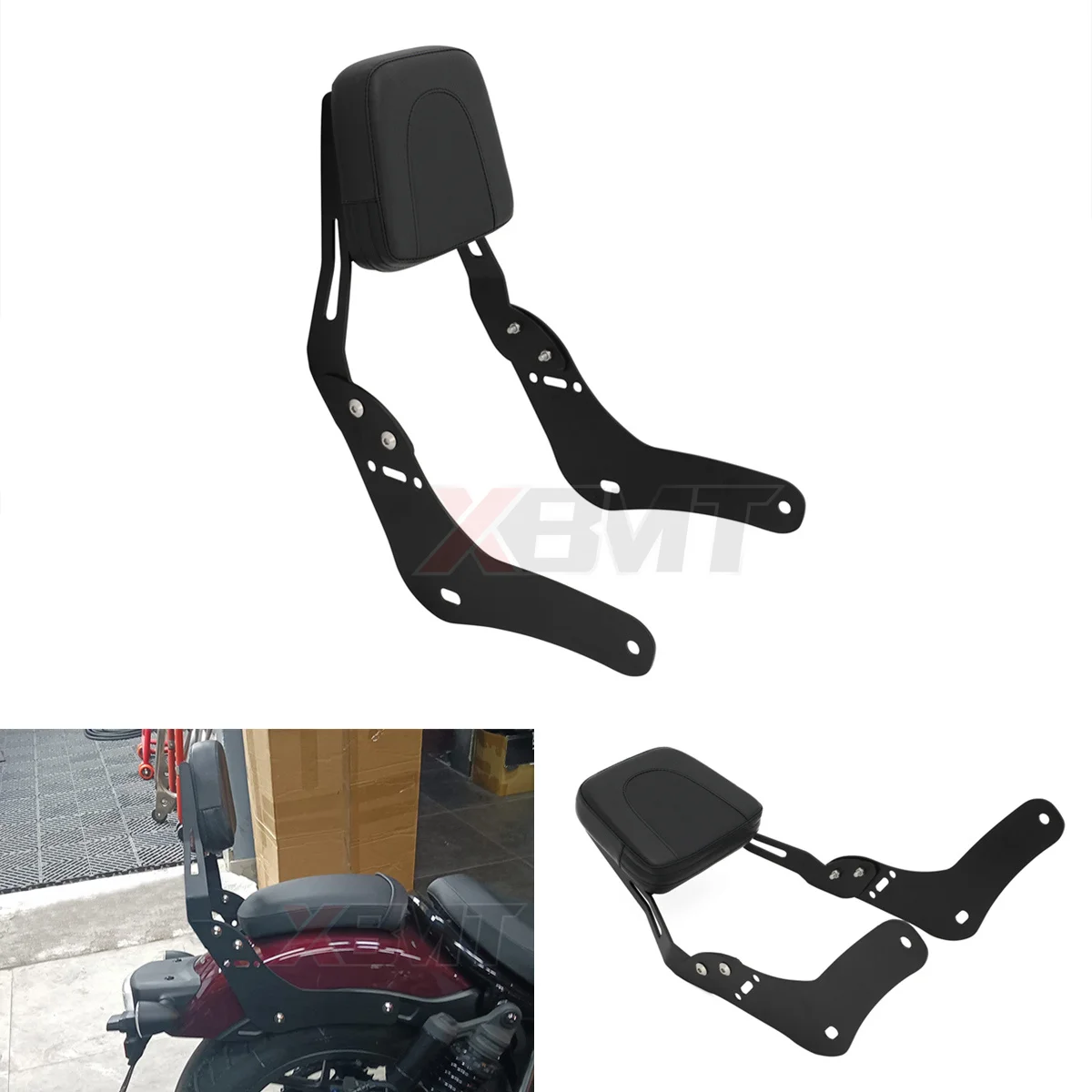 

Motorcycle Passenger Black Rear Backrest Sissy Bar For Honda Rebel CMX1100 CM 1100 CMX 1100 2021-2022