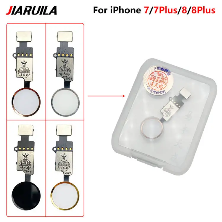 NEW Home Button Flex For IPhone 6S 7 8 5S 6 Plus 5 Universal Back Return Key Flex Cable Function Without Fingerprint Touch ID