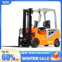 VOTE High Efficiency Electric Forklift Capacity 3 Ton 3.5 Ton Balanced Forklift 4 Wheel Electric Forklift For Sale customized