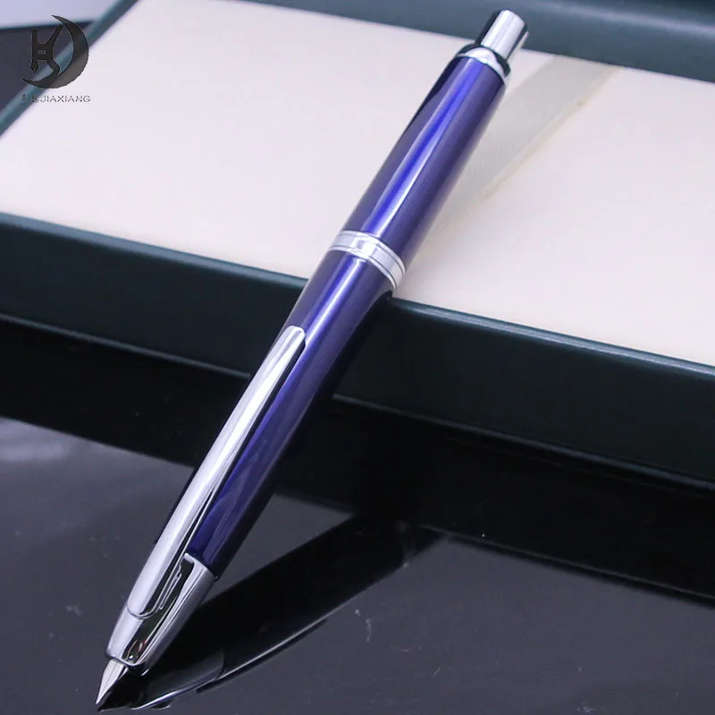 JINHAO 10-pers Vulpen Intrekbare EF/F-punt Metaal met clip Schrijven Inkt Pen Converter Schoolbenodigdheden Briefpapier PK A1 A2