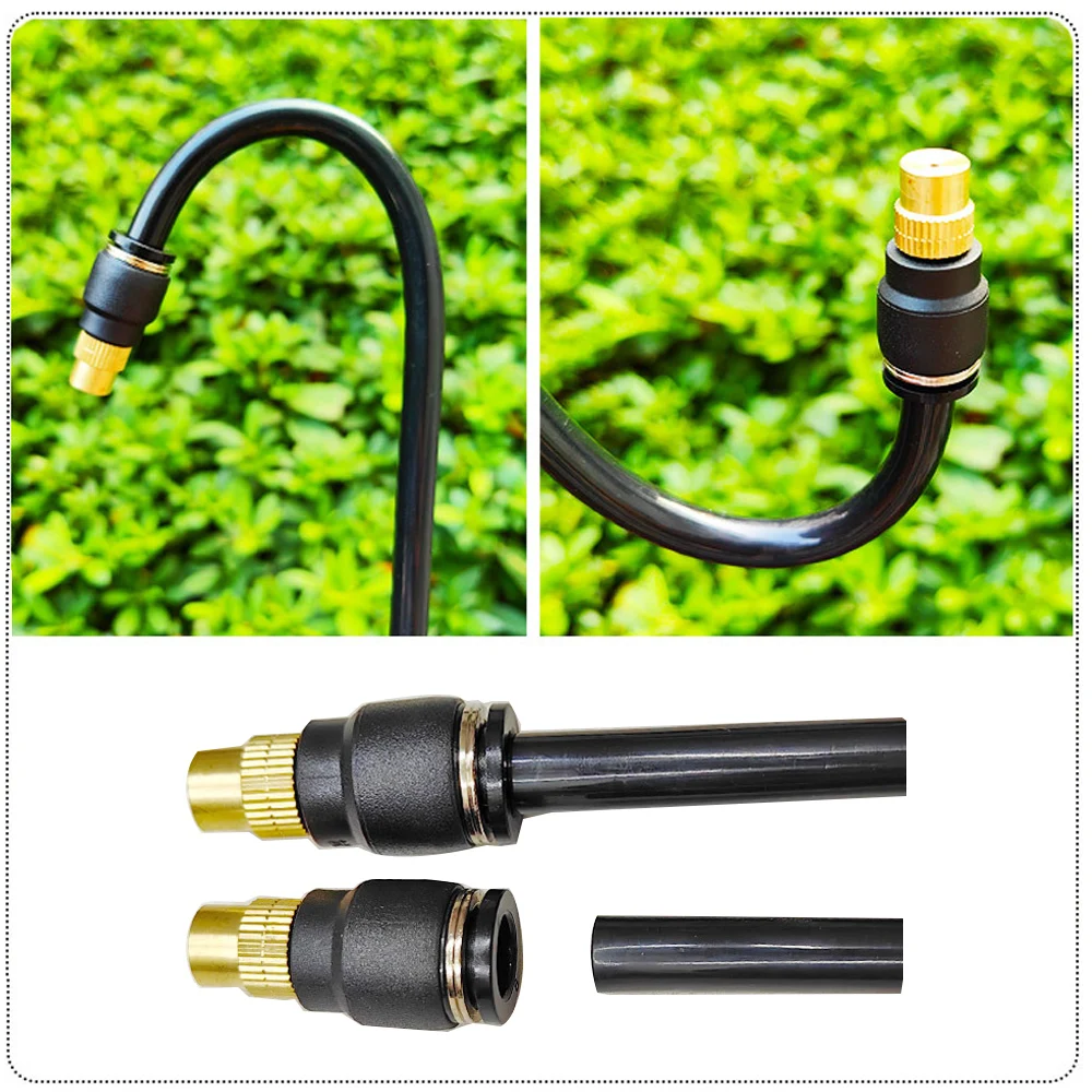 

Свободно регулируемые сменные медные насадки, универсальный гибкий полюс, быстроразъемное соединение «сделай сам», распылительный полив