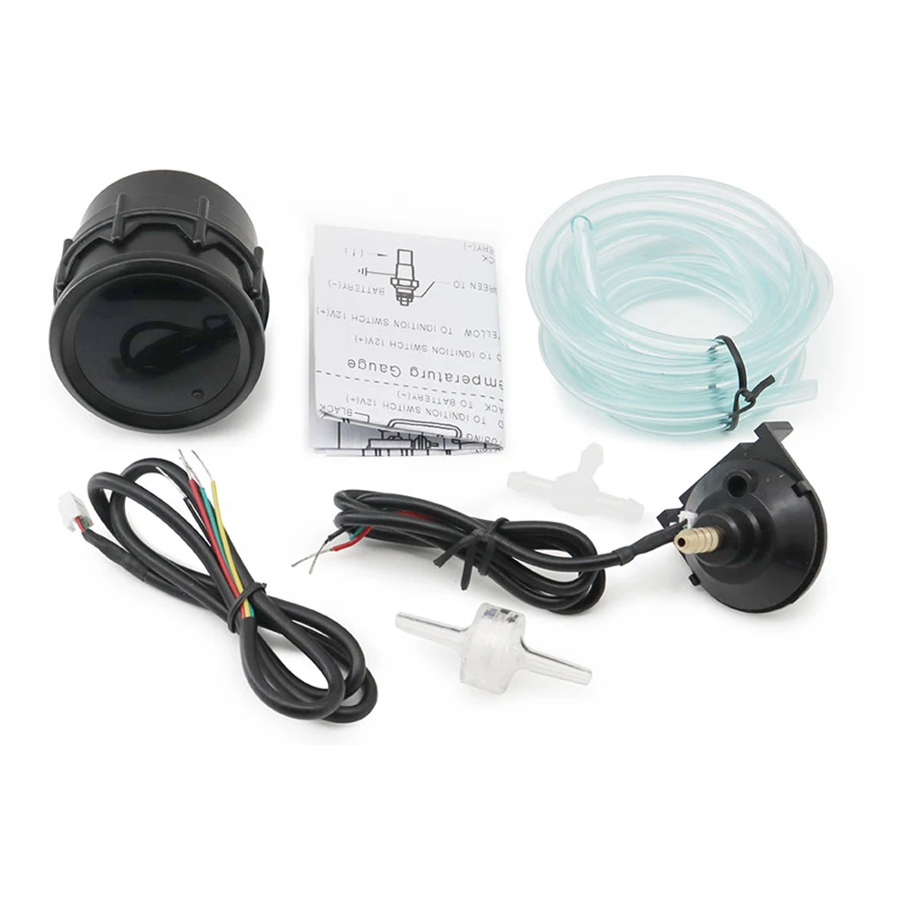 2,52mm LED Getönte 7-Farben-Serie: Boost/Wassertemperatur/Öltemperatur/Öldruck/Voltmeter/Luft-Kraftstoff-Verhältnis/EGT/Drehzahlmesser für Fahrzeuge – Detail 9