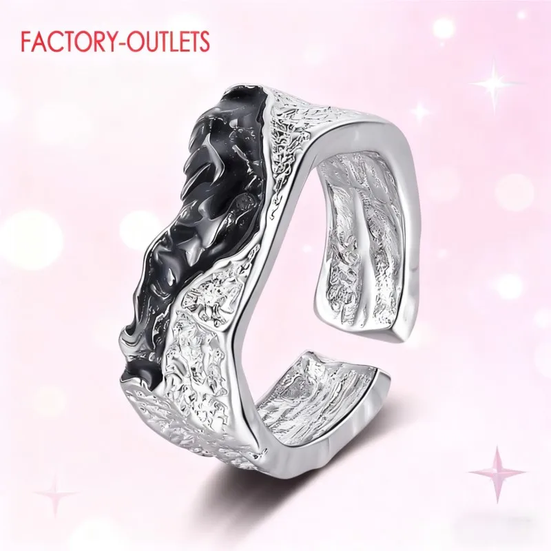 

Лидер продаж, подарок для пары, оригинальные регулируемые кольца из стерлингового серебра 925 пробы, классические свадебные кольца для любви, ювелирные аксессуары для вечеринки