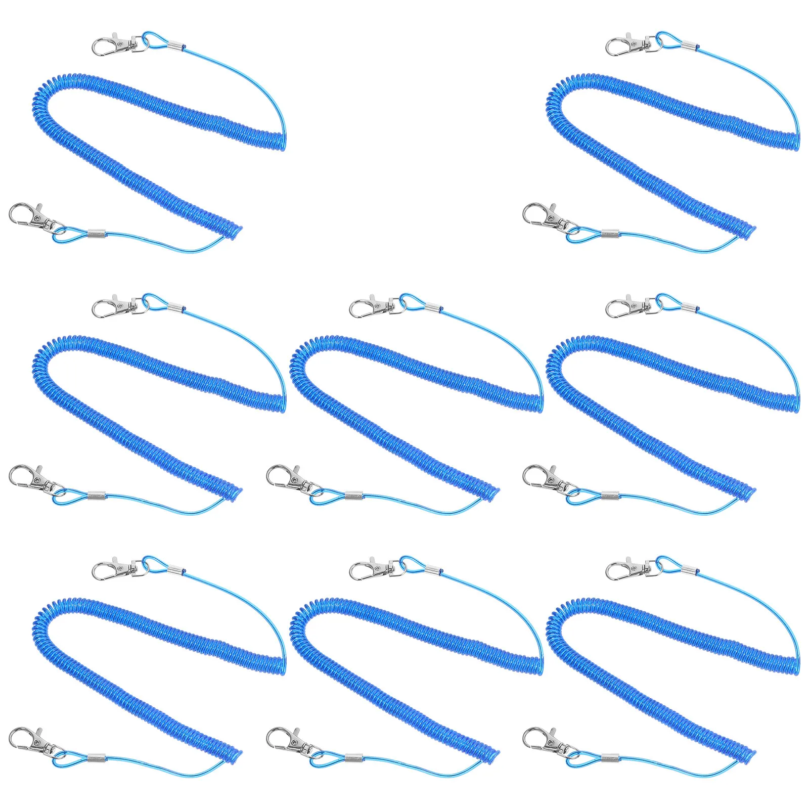 12-pecas-de-cordas-de-protecao-para-pesca-chaveiros-de-seguranca-em-aco-inoxidavel-premium-com-elastico-espiralado-para-atividades-ao-ar-livre-caminhada-acampamento-e-pesca