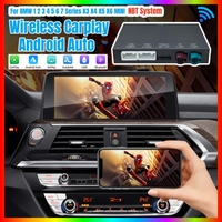 Android Auto Car Multimedia Wireless Apple CarPlay Decoder Ai Box For BMW 1 2 3 4 5 6 7 Series X3 X4 X5 X6 MINI NBT System GPS