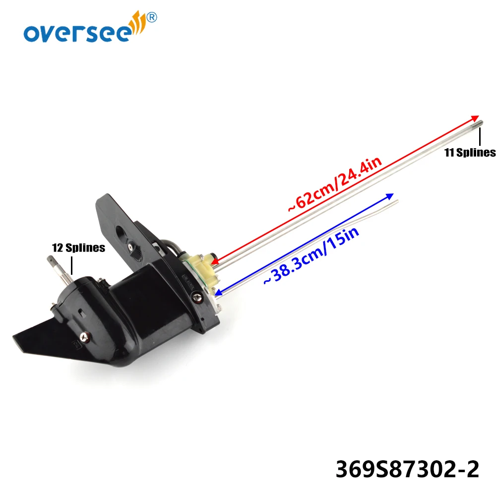 369S87302-2 Lower Unit Assy Long For Tohatsu Outboard Motor 2T M4C,M5B,M5BS Series Engines 369-87302-2; 3GRQ873020