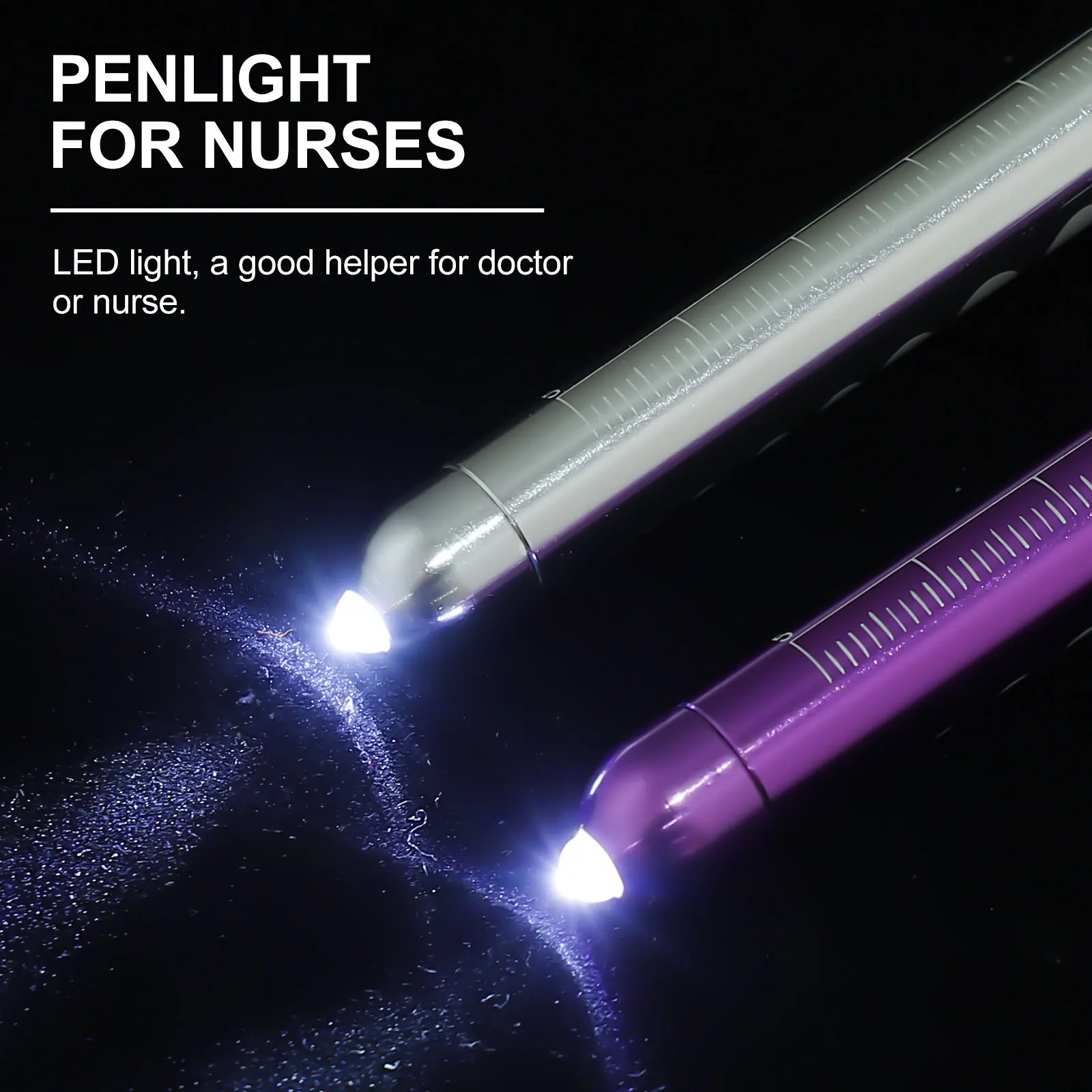 

Pen Light Pupil Electric Torch Chargeable Colorful LED Flashlight