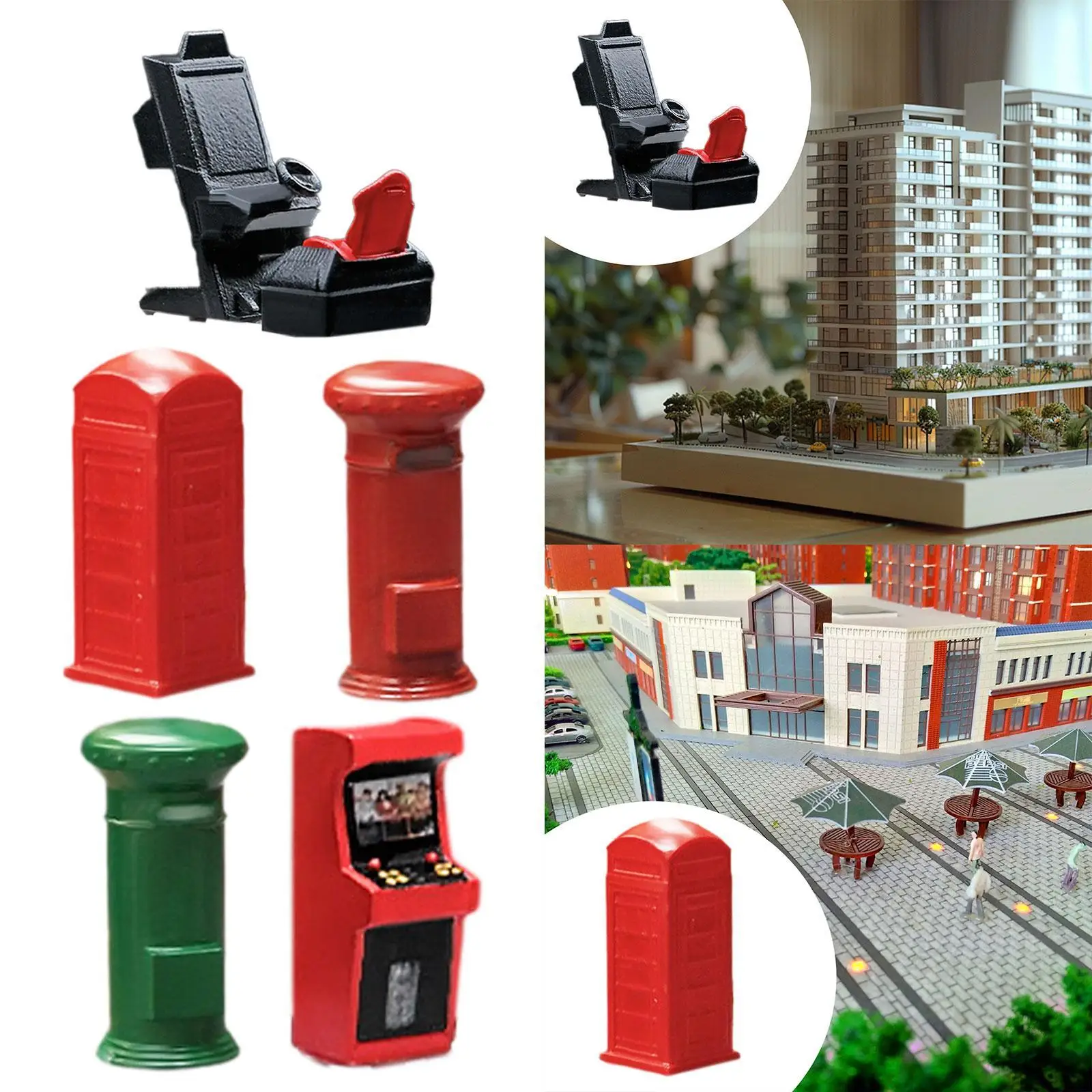 

1/64 миниатюрные сцены крошечная модель песочный стол реквизит для фотосъемки DIY проекты аксессуары для кукольного домика диорамы фигурка из смолы модель