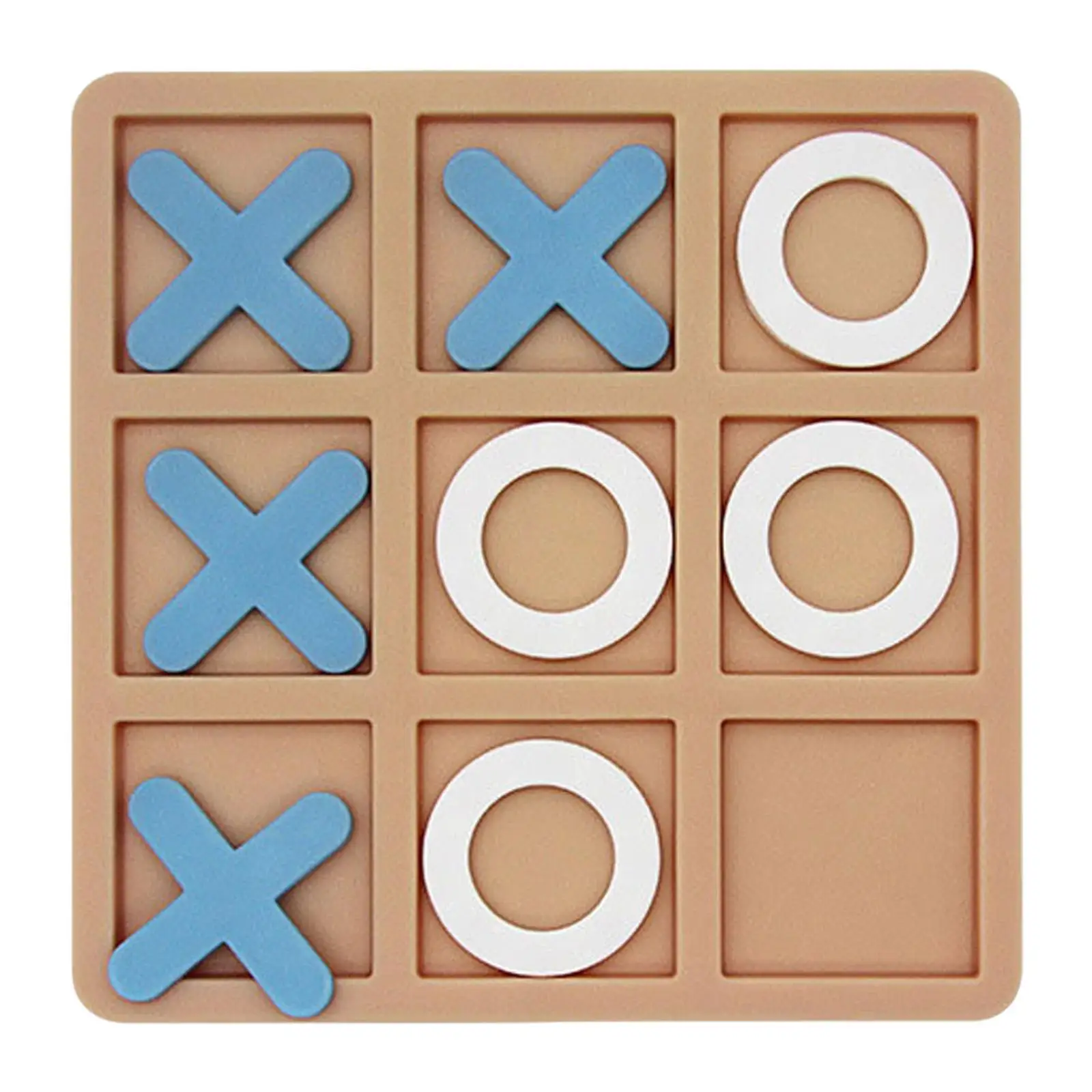 Tic TAC Toe Game Tabletop Blocks Classical Educational Family Game Brain Teaser for Indoor Outdoor Family Adults Children Travel