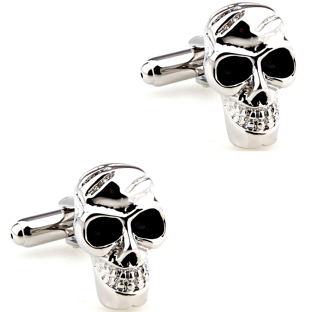 8 Styles TZG Fashion Skull Cufflinks Men Cuff Links 1 Pair Man Accessories