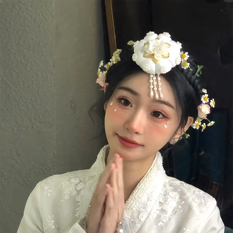 Korea Hanbok Hair Hoop Traditional Headwear Korean Wedding Classical Hairclip Accessories Performance Hair Ornaments New