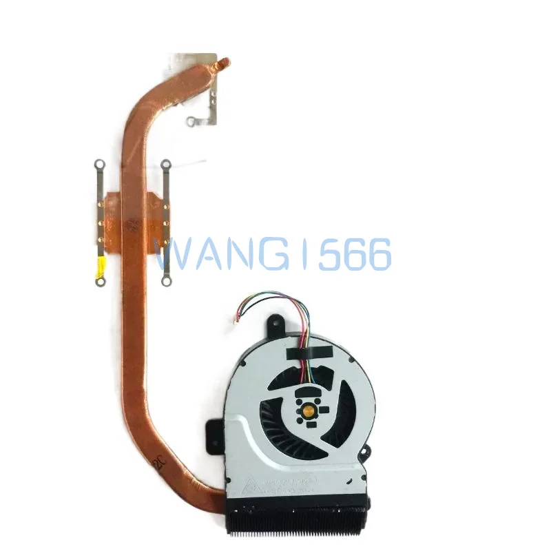 J original portátil cpu cooler ventilador para asus x55v x55vd f55c x55 cpu dissipador de calor ventilador + radiador de bronze cpu fixa