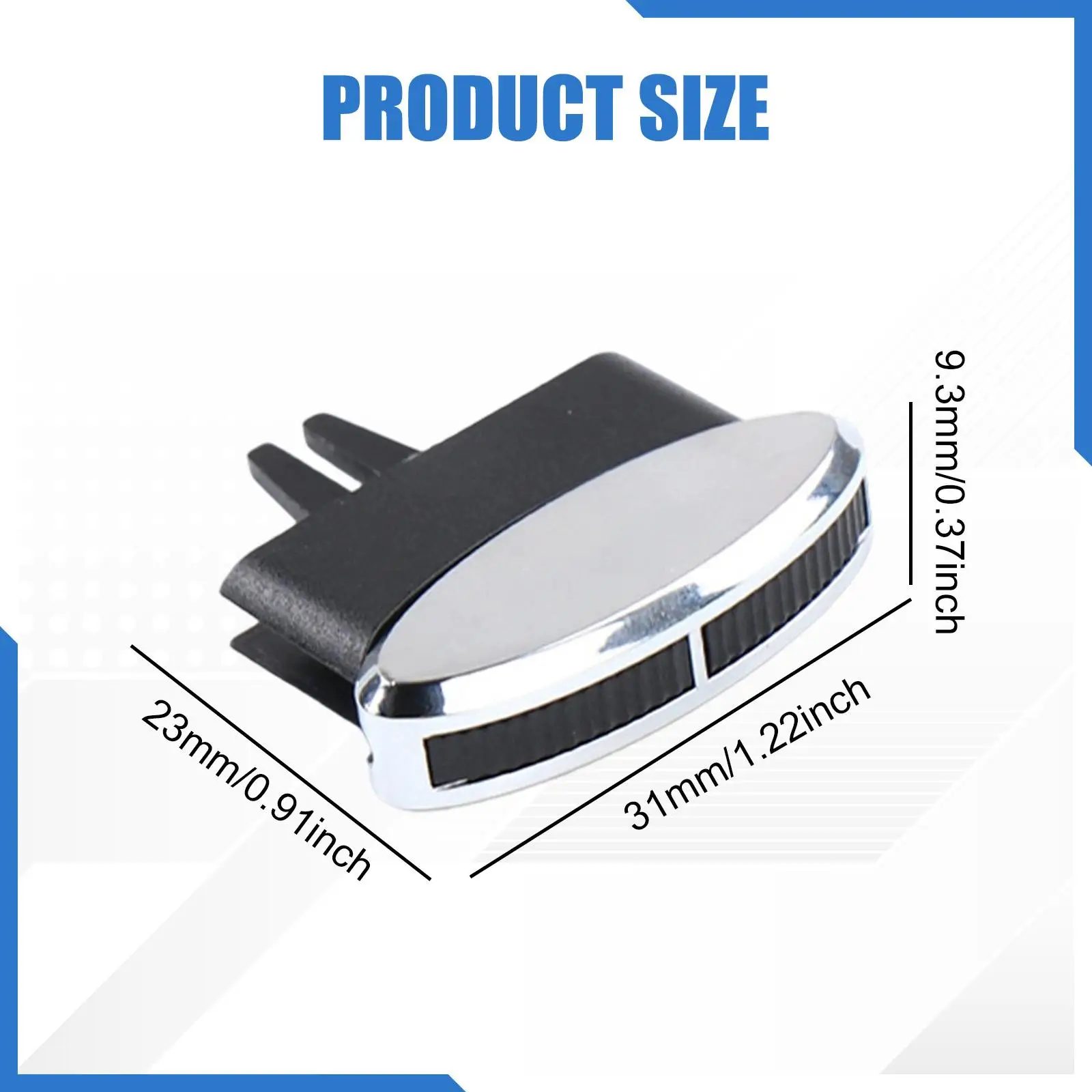 

Air Vent Outlet Tab Clips Adjustment Buckle Durable PC ABS for Maserati Quattroporte Granturismo Grancabrio