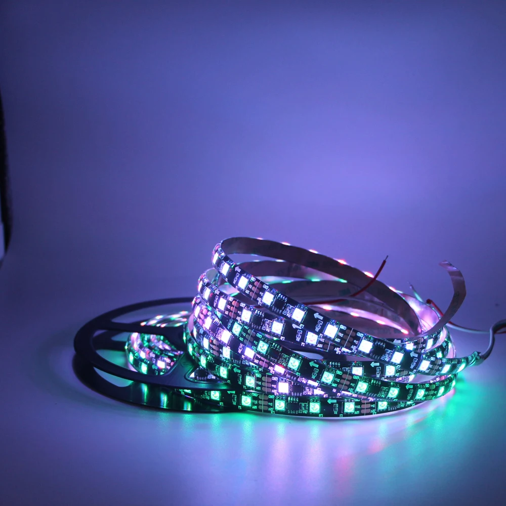 TM1934A Breakpoint Continuation Led Strip Light 30 60 84 LEDs DC12V 5050 RGB IC Addressable External 2 Channel Programmable Tape