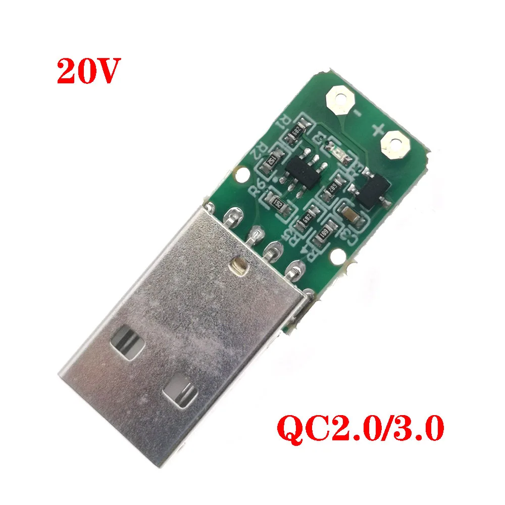 USB 2.0 QC2.0/3.0 Decoy Trigger Board Induktionskabel Stecker mit Gehäuse QC zu 5V 9V 12V 20V Power Buck Module – Detail 3