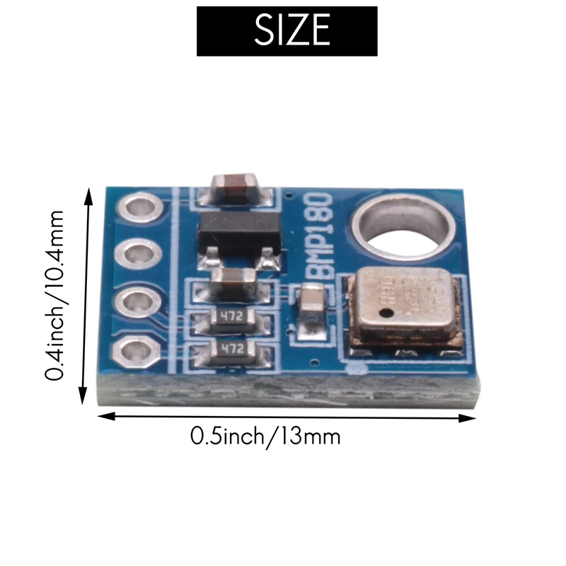 5Pcs GY-68 BMP180 Barometric Pressure Temperature Sensor Module Replace BMP085