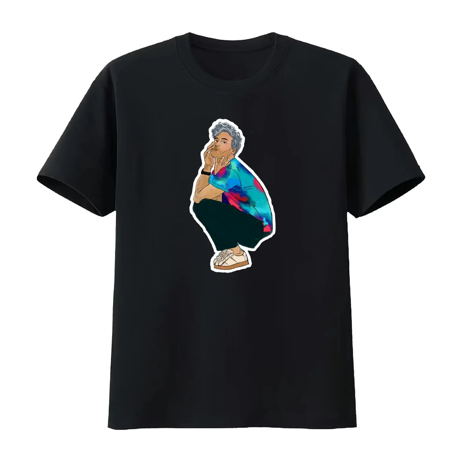 Taika Waititi Entertainment Weekly T-Shirt Summer Casual Cotton Tee Oversized Streetwear Tops Vintage Graphic Print