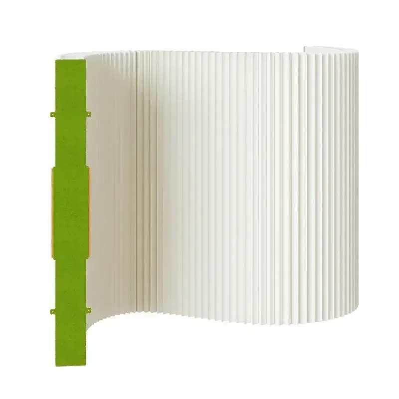 Screen partition folding wall panel fence living room live stream background panel room partition soft screen movement