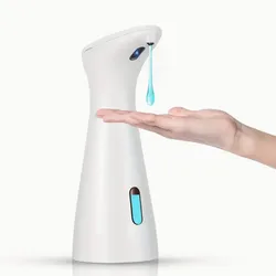 Automatic Sensor Soap Dispenser White High Quality Abs Waterproof Hand Soap Sensor Bathroom Smart Wash Handpiece