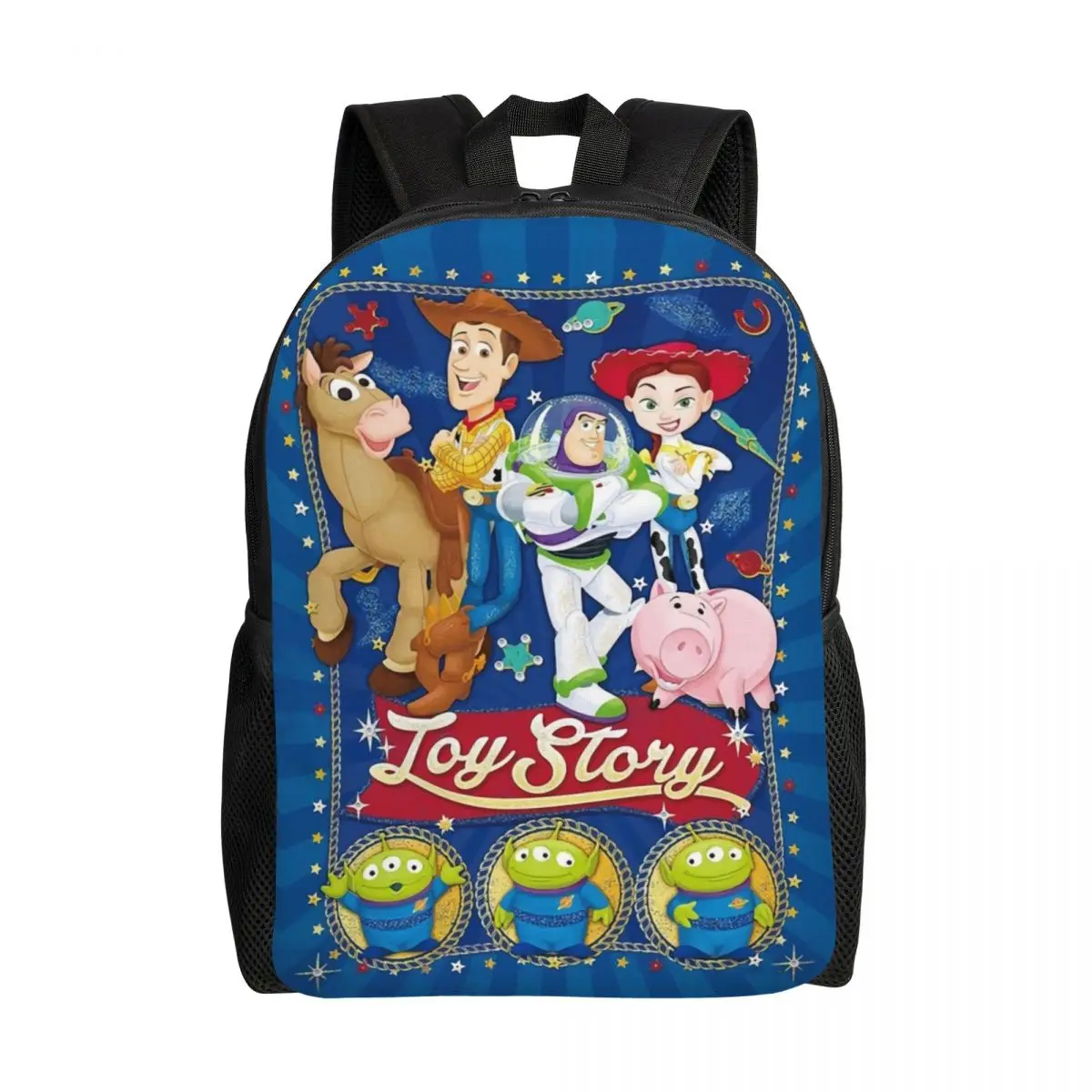 Custom Toy Story Woody Backpacks for Men Women School College Students Bookbag Fits 15 Inch Laptop Buzz Lightyear Cartoon Bags