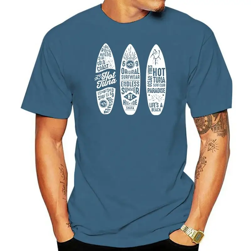 Hot Tuna Herren Trio Surfboards-Mens T T-Shirt