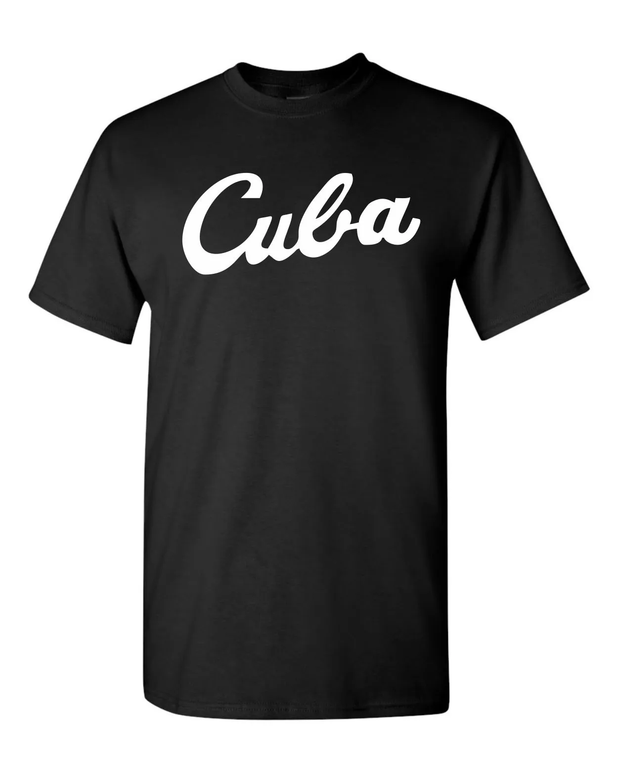 Cuba Script Béisbol cubano Castro Viva camiseta para hombre 1799