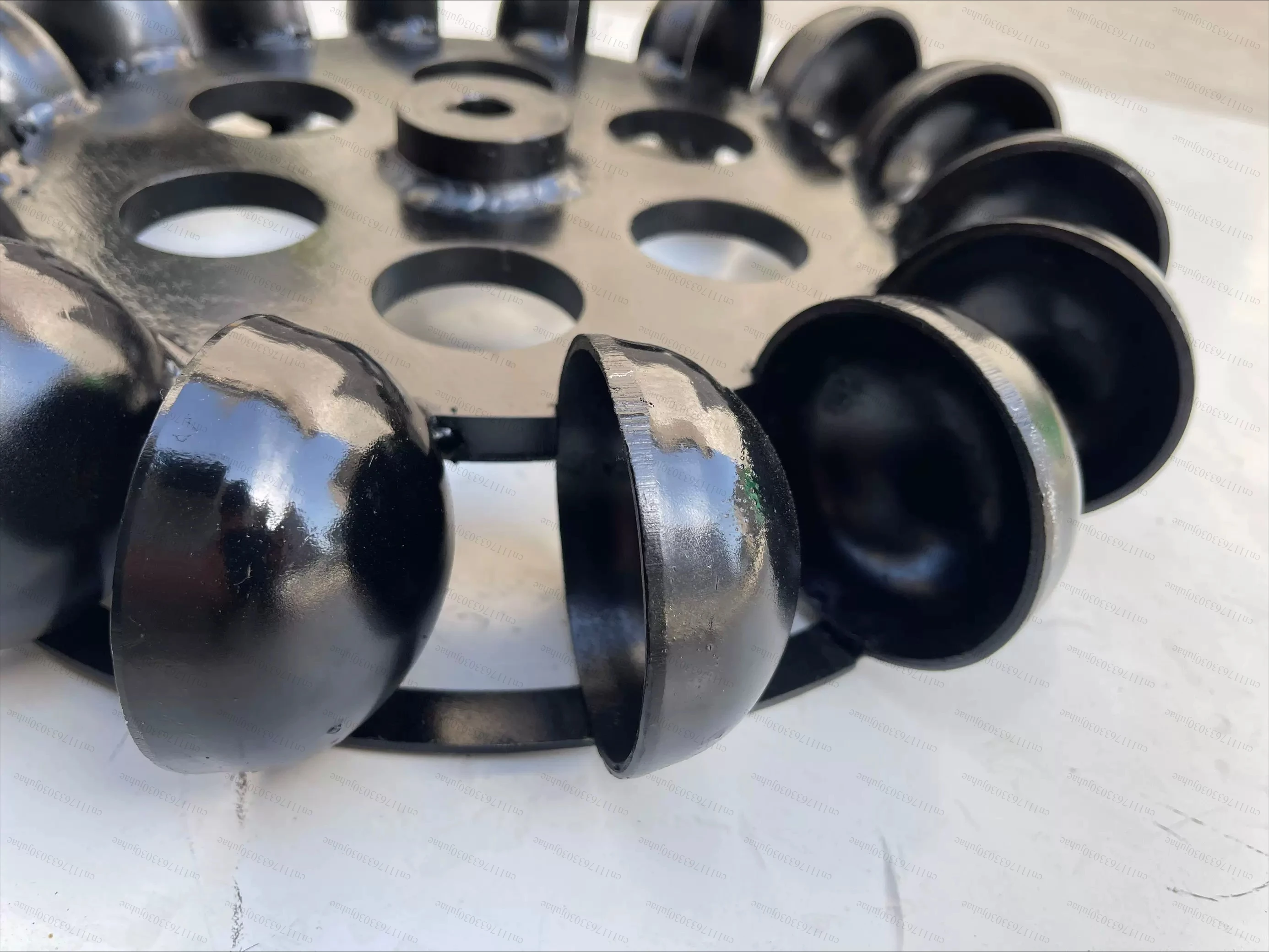 Low-Speed Hydroelectric Generator Blades Water Turbine Water Flow Impact Oblique Strike Type Metal Water Wheel Impeller