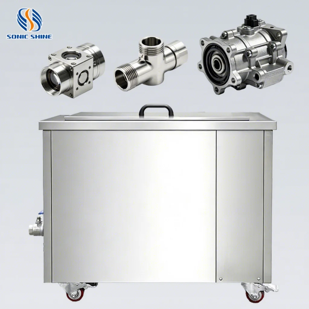 Industrial Grade High Power Ultrasonic Cleaning Machine With Large Capacity Tank For Hardware Engine Parts Degreasing Bath