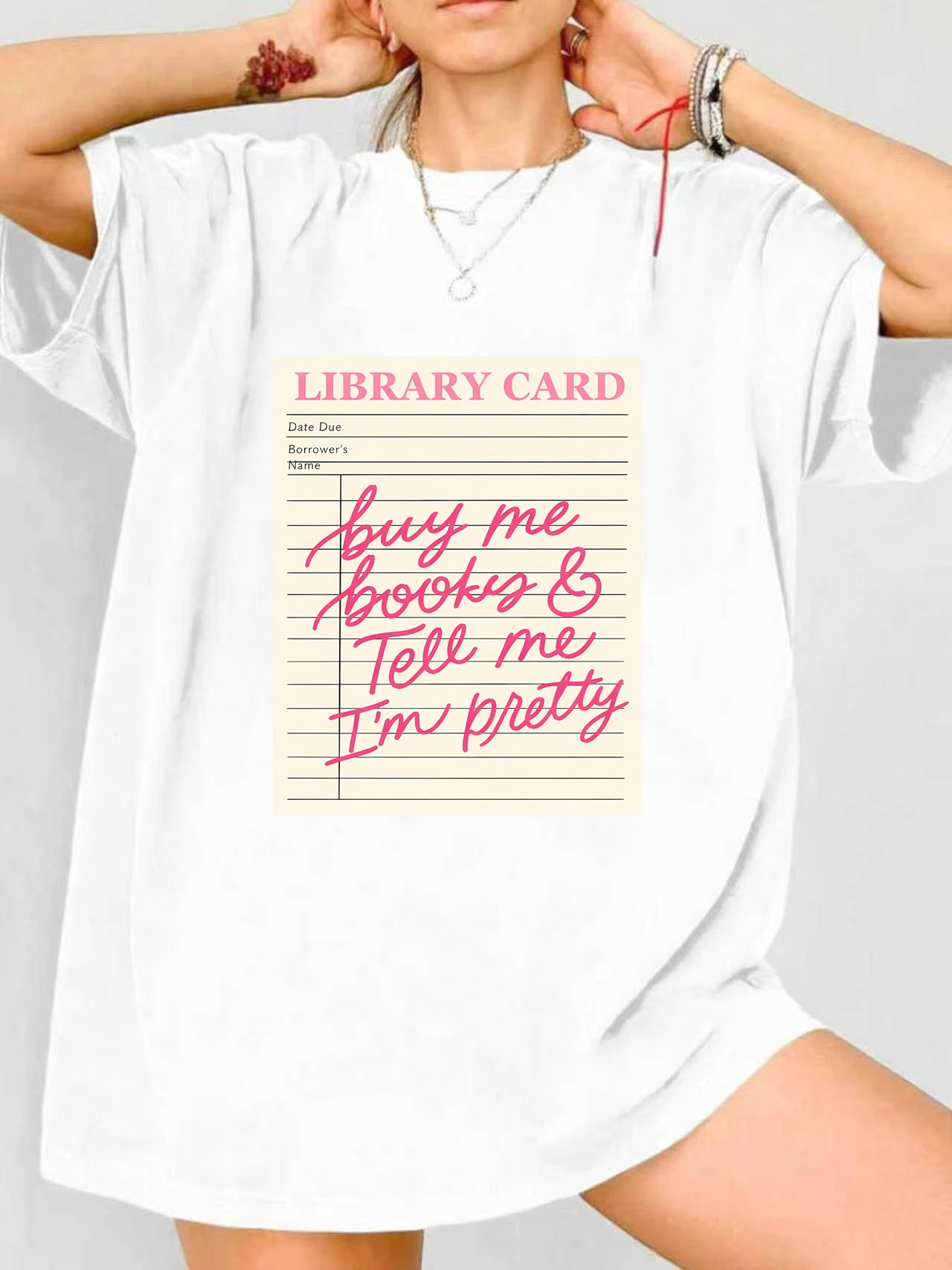 

【JYDX112302】Creative letter printed plus size women's round neck summer casual short sleeved street fashion versatile T-shirt