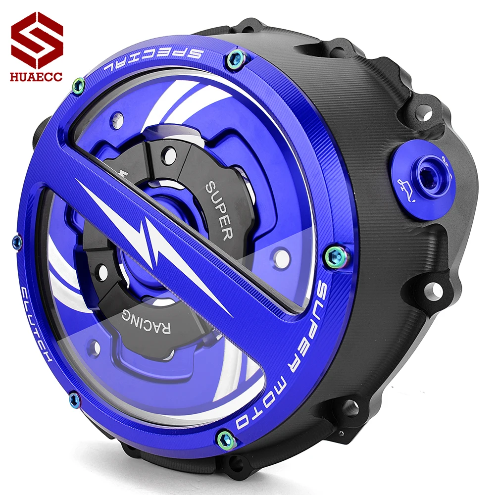 

CNC Racing Clear Clutch Cover & Spring Retainer R for BMW S1000RR 2019-2026 M1000XR 2023-2026 S1000XR S1000R 2021-2026
